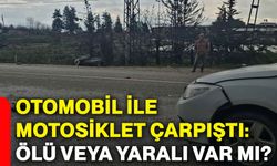Otomobil ile motosiklet çarpıştı: Ölü veya yaralı var mı?