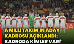 A Milli Takım’ın aday kadrosu açıklandı: Kadroda kimler var?