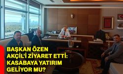 Başkan Özen, Akçil’i ziyaret etti: Kasabaya yatırım geliyor mu?