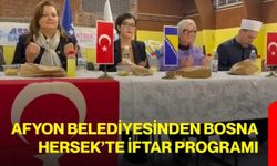 Afyon Belediyesinden Bosna Hersek’te İftar Programı
