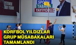 Korfbol yıldızlar grup müsabakaları tamamlandı