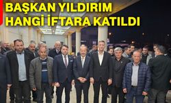 Başkan Yıldırım hangi iftara katıldı