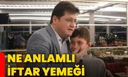 Ne anlamlı iftar yemeği