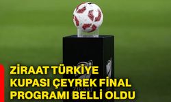 Ziraat Türkiye Kupası çeyrek final programı belli oldu