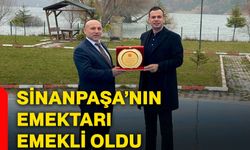 Sinanpaşa’nın emektarı emekli oldu