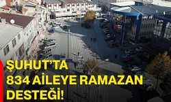 Şuhut’ta 834 Aileye Ramazan Desteği!