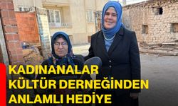 Kadınanalar Kültür Derneğinden anlamlı hediye