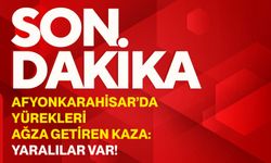 Afyonkarahisar’da yürekleri ağza getiren kaza: Yaralılar var!