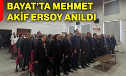 Bayat’ta Mehmet Akif Ersoy anıldı