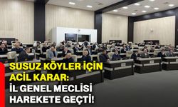 Susuz Köyler İçin Acil Karar: İl Genel Meclisi Harekete Geçti!