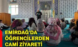 Emirdağ’da öğrencilerden cami ziyareti