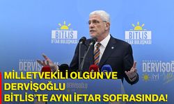 Milletvekili Olgun Ve Dervişoğlu Bitlis’te Aynı İftar Sofrasında!