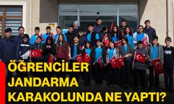Öğrenciler jandarma karakolunda ne yaptı?
