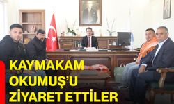 Kaymakam Okumuş’u ziyaret ettiler