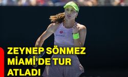 Zeynep Sönmez Miami’de tur atladı