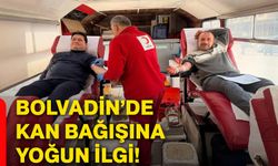 Bolvadin’de kan bağışına yoğun ilgi!