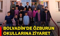 Bolvadin’de Özburun okullarına ziyaret