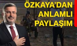 Özkaya’dan anlamlı paylaşım