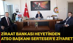 Ziraat Bankası Heyetinden ATSO Başkanı Serteser’e Ziyaret!