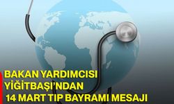 Bakan Yardımcısı Yiğitbaşı’ndan 14 Mart Tıp Bayramı Mesajı