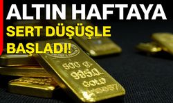 Altın Haftaya Sert Düşüşle Başladı!