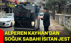 Alperen Kayhan’dan Soğuk Sabahı Isıtan Jest