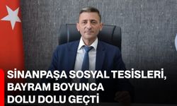 Sinanpaşa Sosyal Tesisleri, bayram boyunca dolu dolu geçti
