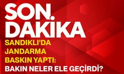 Sandıklı’da jandarma baskın yaptı: Bakın neler ele geçirdi?