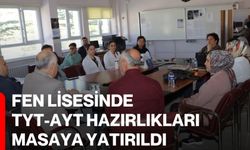 Fen Lisesinde TYT-AYT Hazırlıkları Masaya Yatırıldı