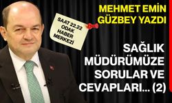 Sağlık Müdürümüze sorular ve cevapları (2)