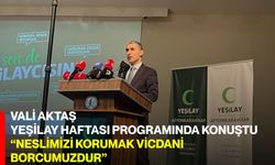 Vali Aktaş Yeşilay Haftası Programında Konuştu: “Neslimizi Korumak Vicdani Borcumuzdur”