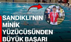 Sandıklı’nın Minik Yüzücüsünden Büyük Başarı