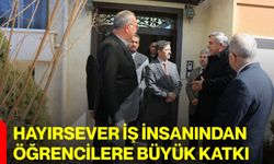 Hayırsever İş İnsanından Öğrencilere Büyük Katkı