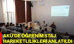 AKÜ’de, Öğrenim Staj Hareketlilikleri Anlatıldı
