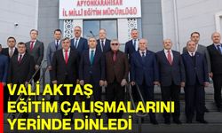 Vali Aktaş Eğitim Çalışmalarını Yerinde Dinledi