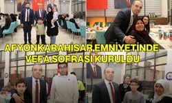 Afyonkarahisar Emniyetinde Vefa Sofrası Kuruldu