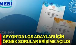 Afyon’da LGS Adayları İçin Örnek Sorular Erişime Açıldı