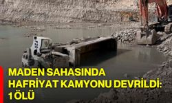 Maden Sahasında Hafriyat Kamyonu Devrildi: 1 Ölü