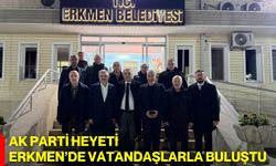 AK Parti Heyeti Erkmen’de Vatandaşlarla Buluştu