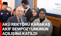 Akü Rektörü Karakaş, Akif Sempozyumunun Açılışına Katıldı