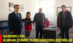 Sandıklı’da Kurum Ziyaretleri Gerçekleştirildi