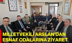 Milletvekili Arslan’dan Esnaf Odalarına Ziyaret