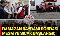 Ramazan Bayramı Sonrası Mesaiye Sıcak Başlangıç
