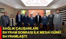 Sağlık Çalışanları Bayram Sonrası İlk Mesai Günü Bayramlaştı