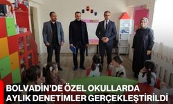 Bolvadin’de özel okullarda aylık denetimler gerçekleştirildi