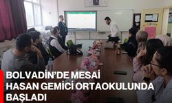 Bolvadin’de Mesai Hasan Gemici Ortaokulunda Başladı