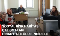 Sosyal Risk Haritası Çalışmaları Dinar’da Değerlendirildi