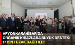 Afyonkarahisar’da Organik Kirazlara Büyük Destek: 17 Bin Tuzak Dağıtıldı