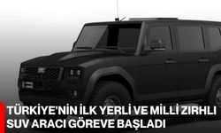 Türkiye'nin ilk yerli ve milli zırhlı SUV aracı göreve başladı