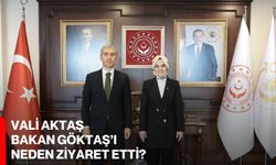 Vali Aktaş Neden Bakan Göktaş’ı Ziyaret Etti?